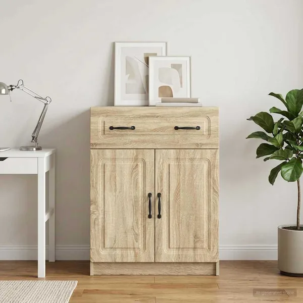 Buffet Chêne Sonoma 66 x 34,5 x 87 cm Bois d'ingénierie