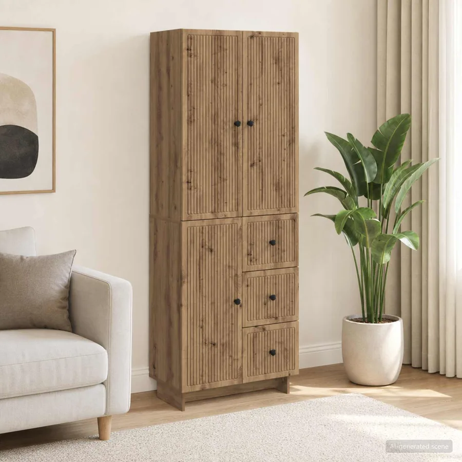 Ensemble de Meubles 2 pc Bois d'ingénierie - 4