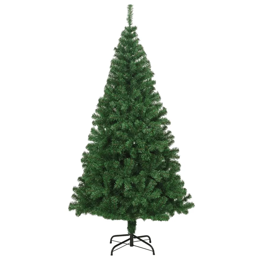 Arbre de Noël artificiel avec branches épaisses vert 240 cm PVC - 2