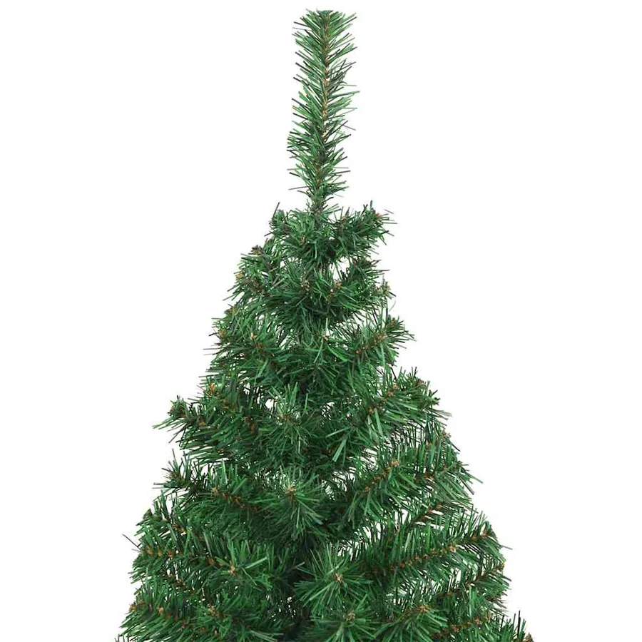 Arbre de Noël artificiel avec branches épaisses vert 240 cm PVC - 3