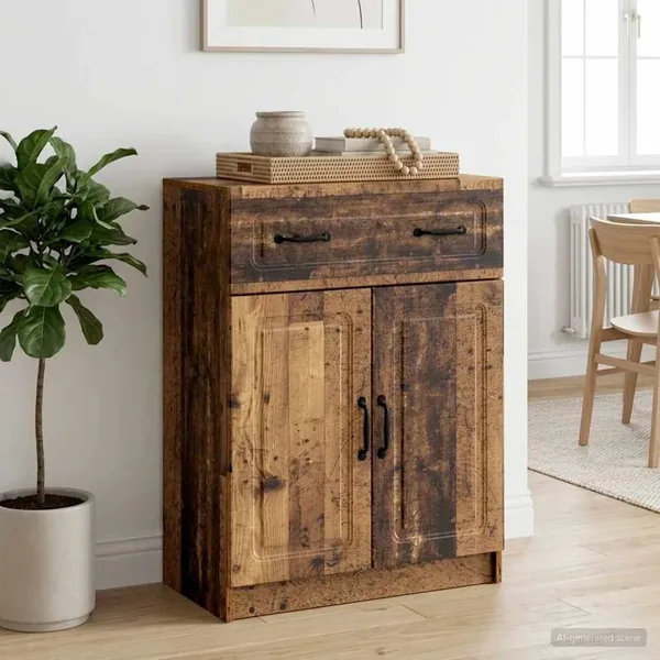 Buffet Bois ancien 66 x 34,5 x 87 cm Bois d'ingénierie