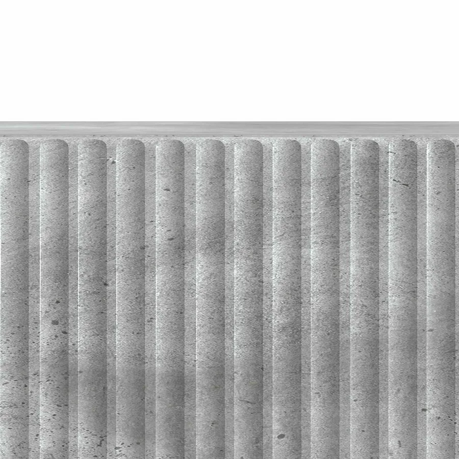 Meuble TV Gris béton 147 x 34,5 x 30 cm Bois d'ingénierie - 8