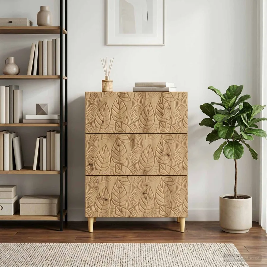 Armoire à tiroirs 66 x 34,5 x 90 cm Bois d'ingénierie