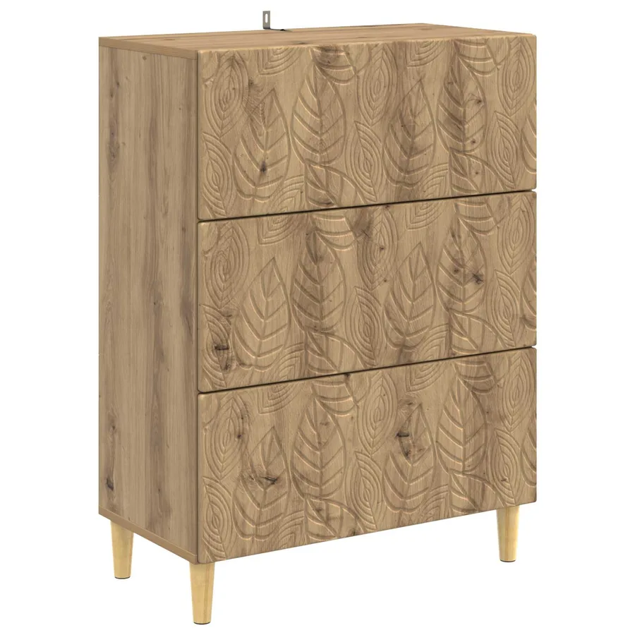 Armoire à tiroirs 66 x 34,5 x 90 cm Bois d'ingénierie - 2
