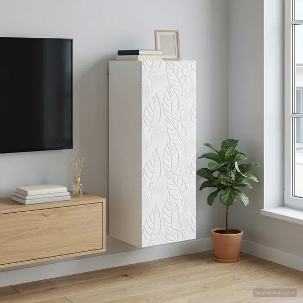 Armoire Murale Blanc 33 x 34,5 x 90 cm Bois d'ingénierie