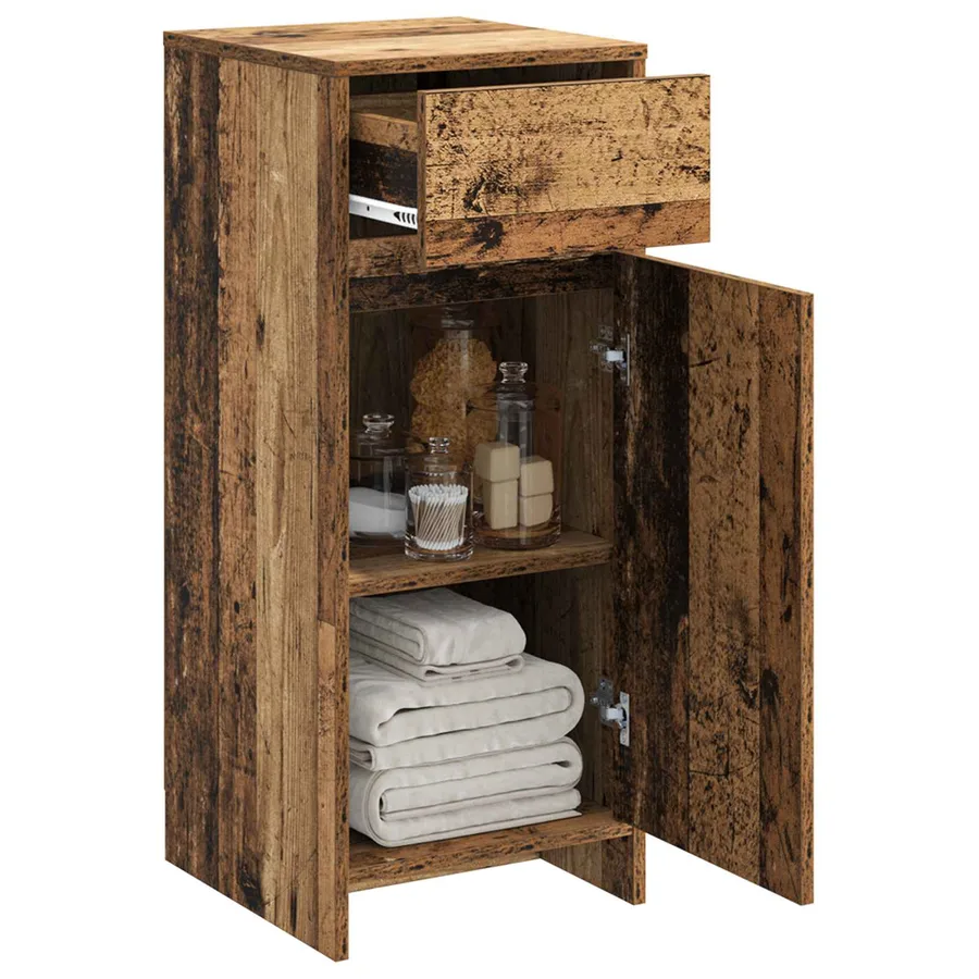 Armoire de salle de bain Bois ancien 35 x 36,5 x 85 cm - 3