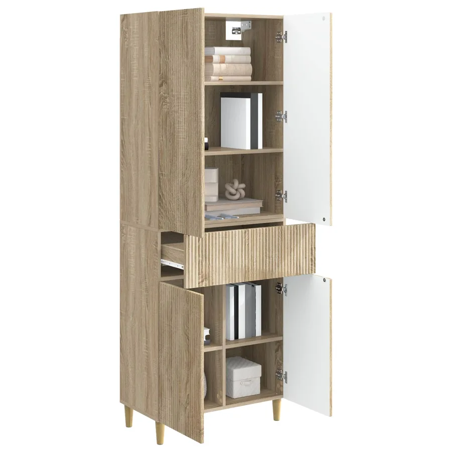 Ensemble de Meubles 2 pcs 66 x 34,5 x 90 cm Bois d'ingénierie - 3
