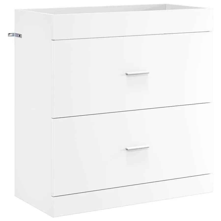 Meuble sous lavabo de salle de bain Blanc 78,5 x 37,5 x 81 cm - 2