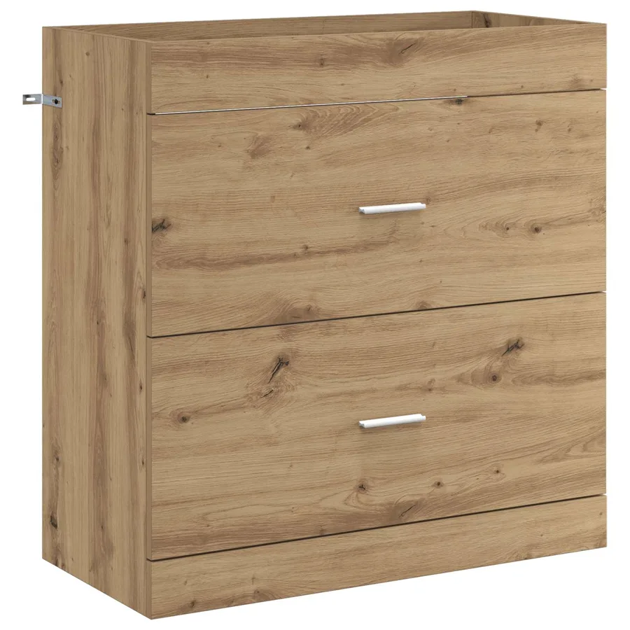 Ensemble de mobilier de salle de bain Chêne artisanal - 4