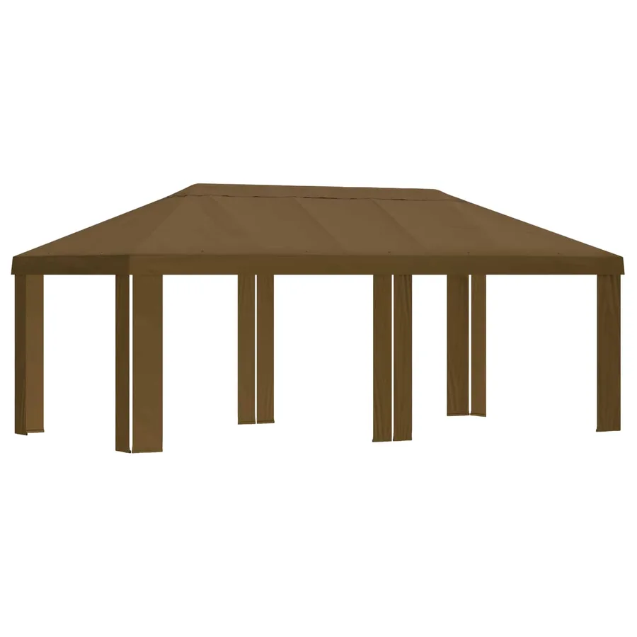 Housse de Gazebo 6 x 3 m Taupe Polyester 190 gsm - 2