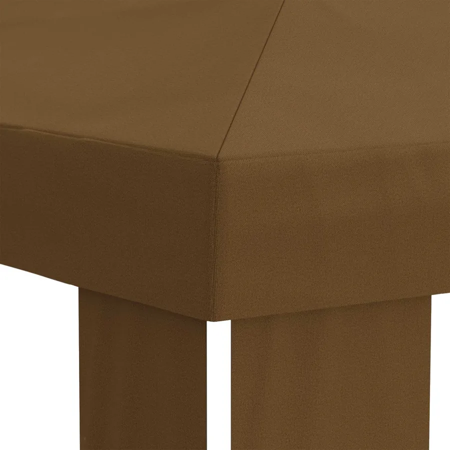 Housse de Gazebo 6 x 3 m Taupe Polyester 190 gsm - 5