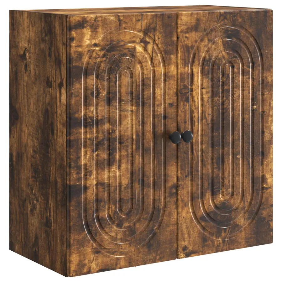 Armoire Murale Chêne fumé 59 x 31 x 60 cm Bois d'ingénierie - 2