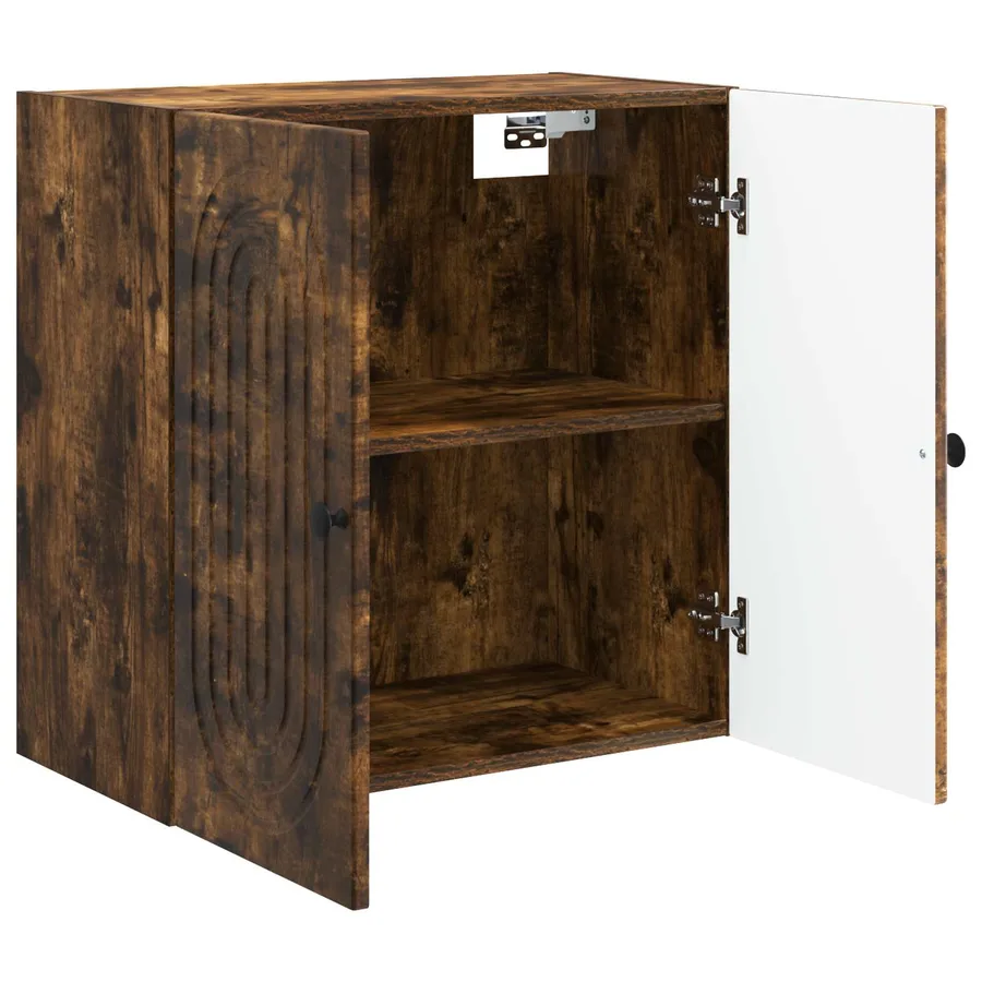 Armoire Murale Chêne fumé 59 x 31 x 60 cm Bois d'ingénierie - 3