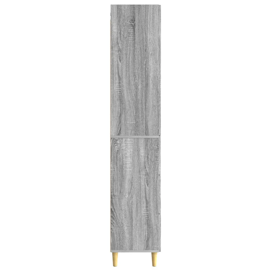 Ensemble de Meubles 2 pcs Sonoma gris 33 x 34,5 x 90 cm - 6