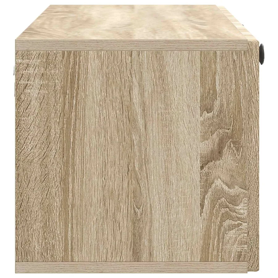 Meuble TV mural Chêne Sonoma 98 x 31 x 30 cm Bois d'ingénierie - 7
