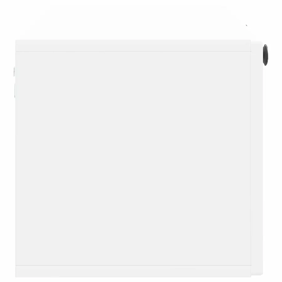 Meuble TV mural Blanc 98 x 31 x 30 cm Bois d'ingénierie - 7