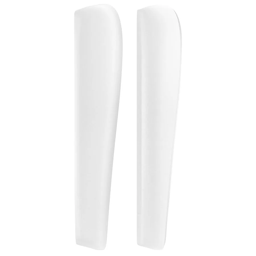 Tête de lit avec oreilles Blanc 103x23x118/128 cm Similicuir - 4