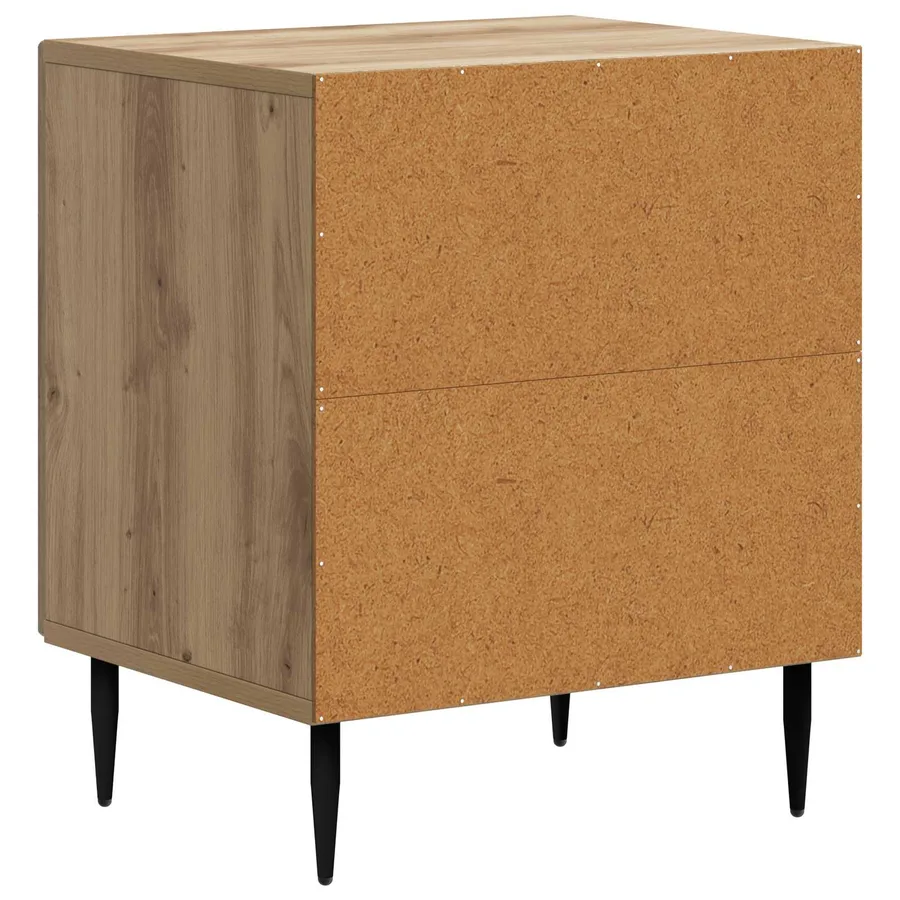 Cabinet de chevet Chêne artisanal 43 x 34,5 x 50 cm - 7