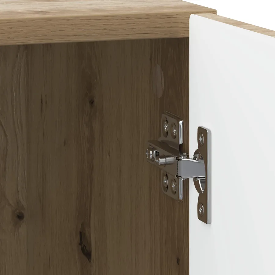 Cabinet de chevet Chêne artisanal 43 x 34,5 x 50 cm - 9