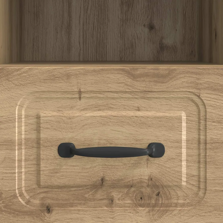 Meuble TV 102 x 34,5 x 47 cm Chêne artisanal Bois d'ingénierie - 8