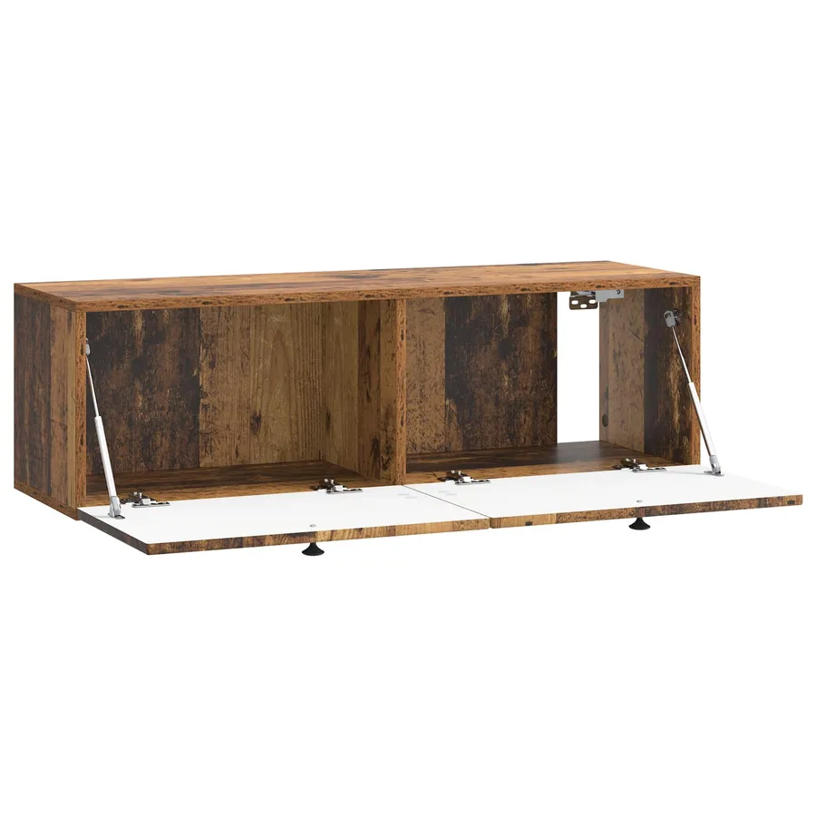 Meuble TV mural Bois ancien 98 x 31 x 30 cm Bois d'ingénierie - 5