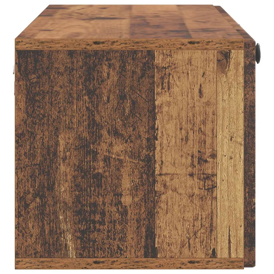 Meuble TV mural Bois ancien 98 x 31 x 30 cm Bois d'ingénierie - 7