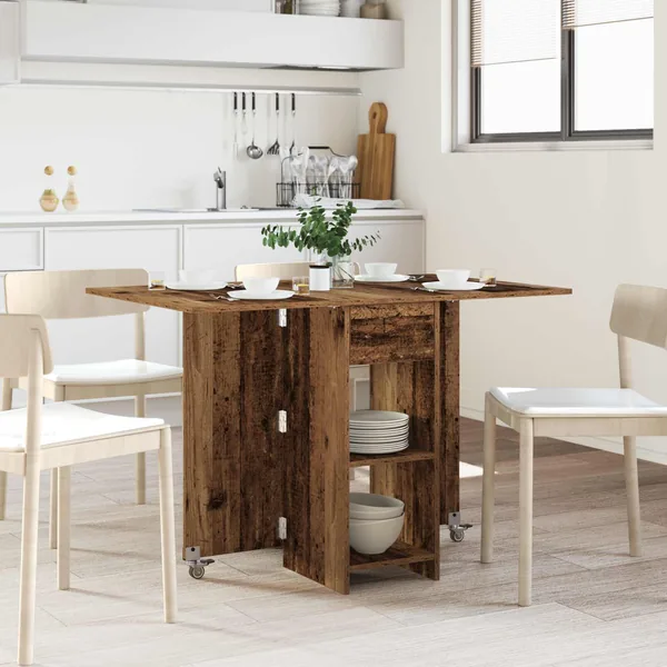 Table à dîner 115 x 70 x 75 cm Bois d'ingénierie Bois ancien