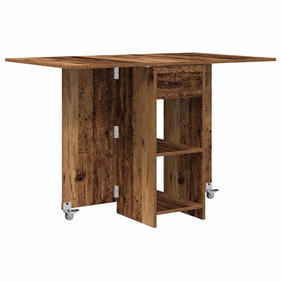 Table à dîner 115 x 70 x 75 cm Bois d'ingénierie Bois ancien - 2