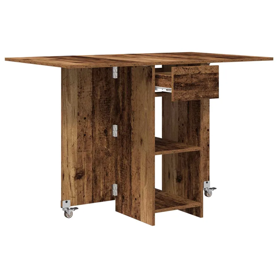 Table à dîner 115 x 70 x 75 cm Bois d'ingénierie Bois ancien - 5