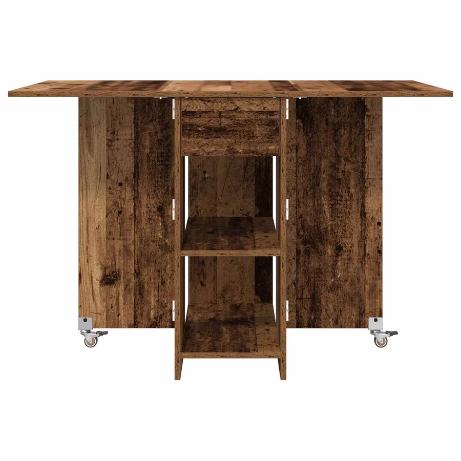 Table à dîner 115 x 70 x 75 cm Bois d'ingénierie Bois ancien - 6