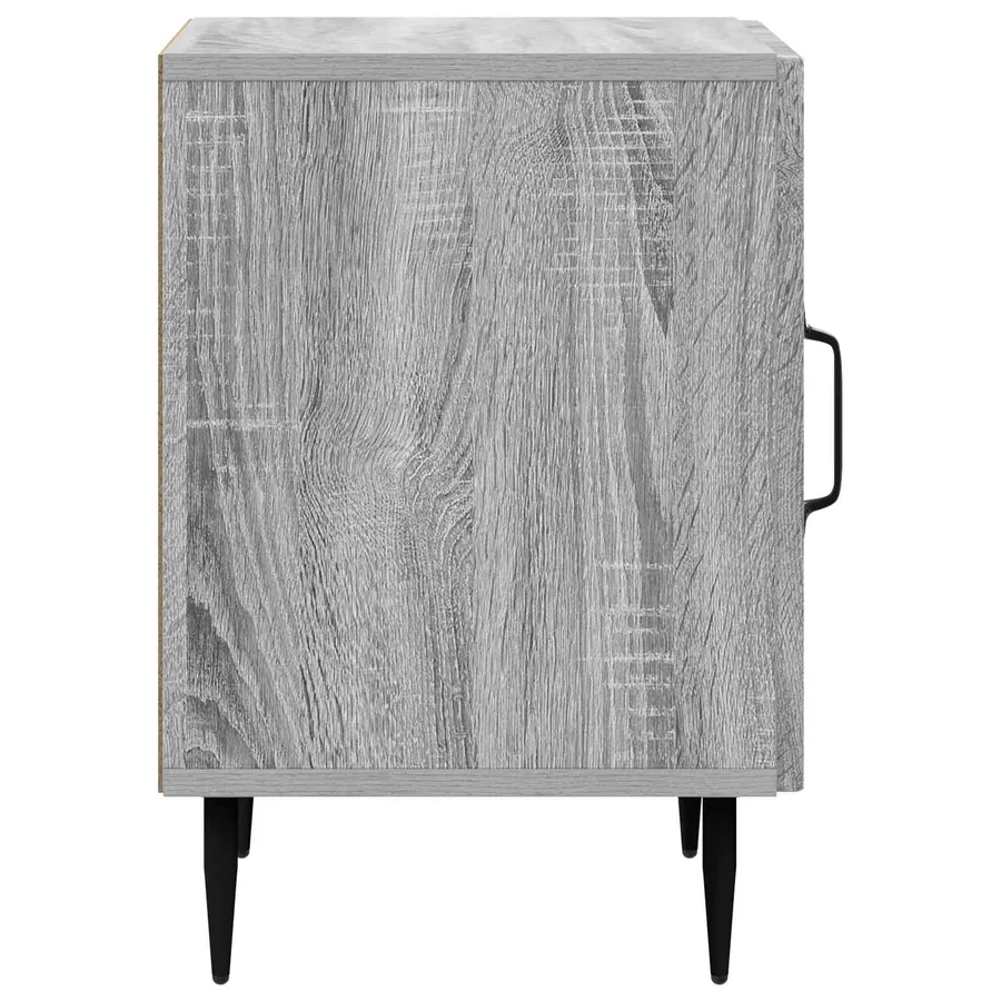 Cabinet de chevet Sonoma gris 43 x 34,5 x 50 cm - 6