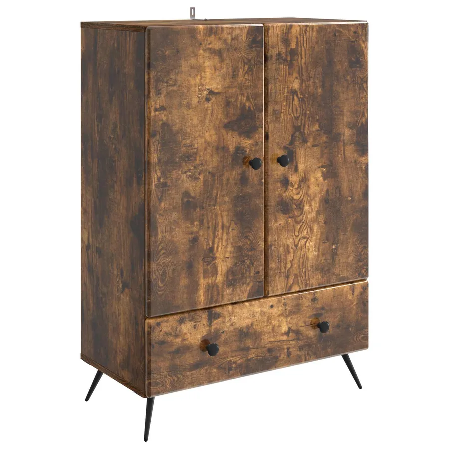 Buffet Chêne fumé 66 x 34,5 x 95 cm Bois d'ingénierie - 2