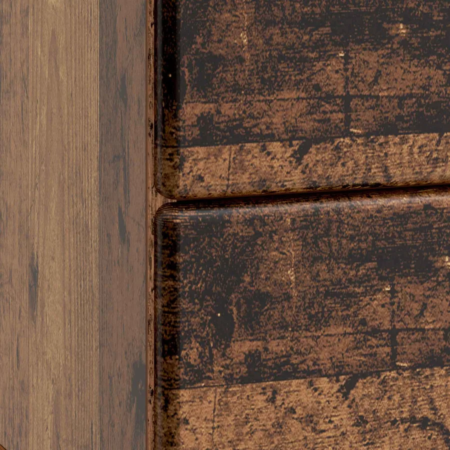 Cabinet de chevet 2 pcs Bois ancien 43 x 34,5 x 47,5 cm - 10