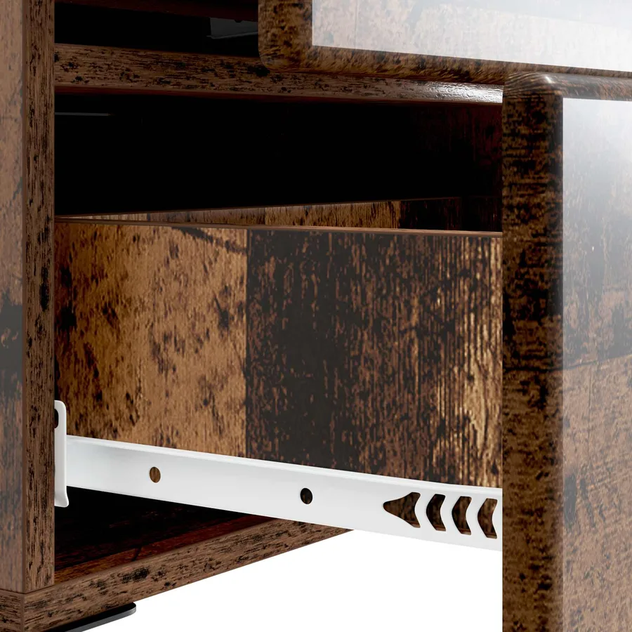 Cabinet de chevet 2 pcs Bois ancien 43 x 34,5 x 47,5 cm - 11