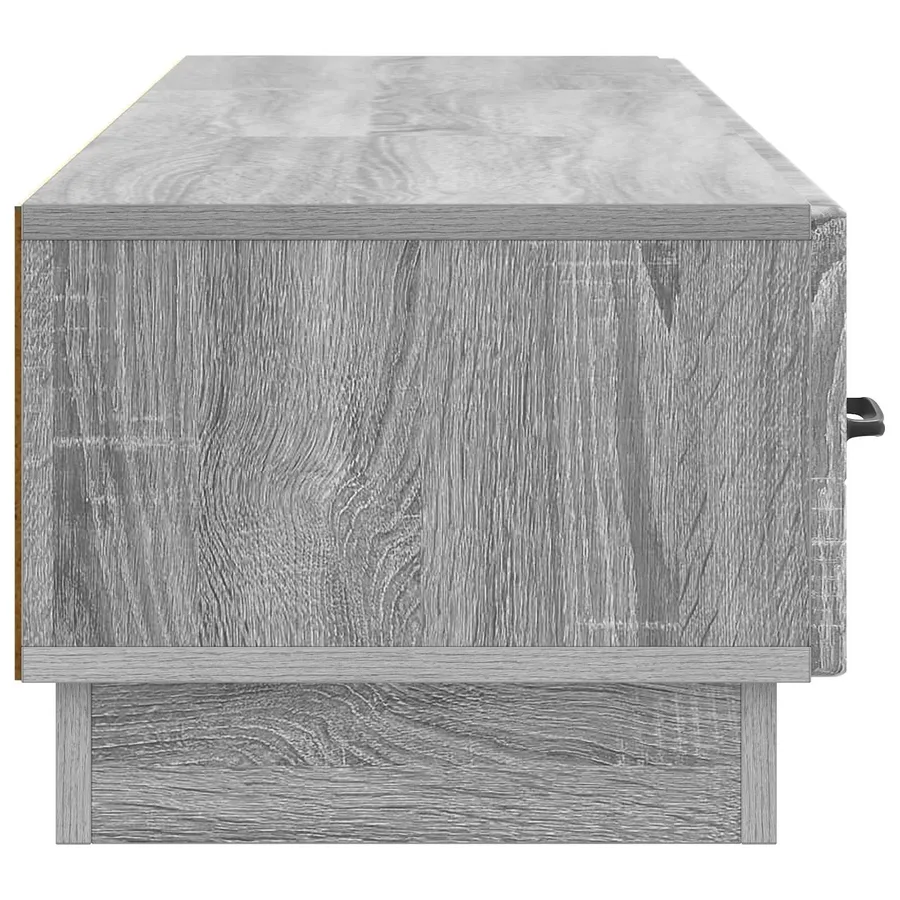 Meuble TV Sonoma gris 147 x 34,5 x 27 cm Bois d'ingénierie - 7