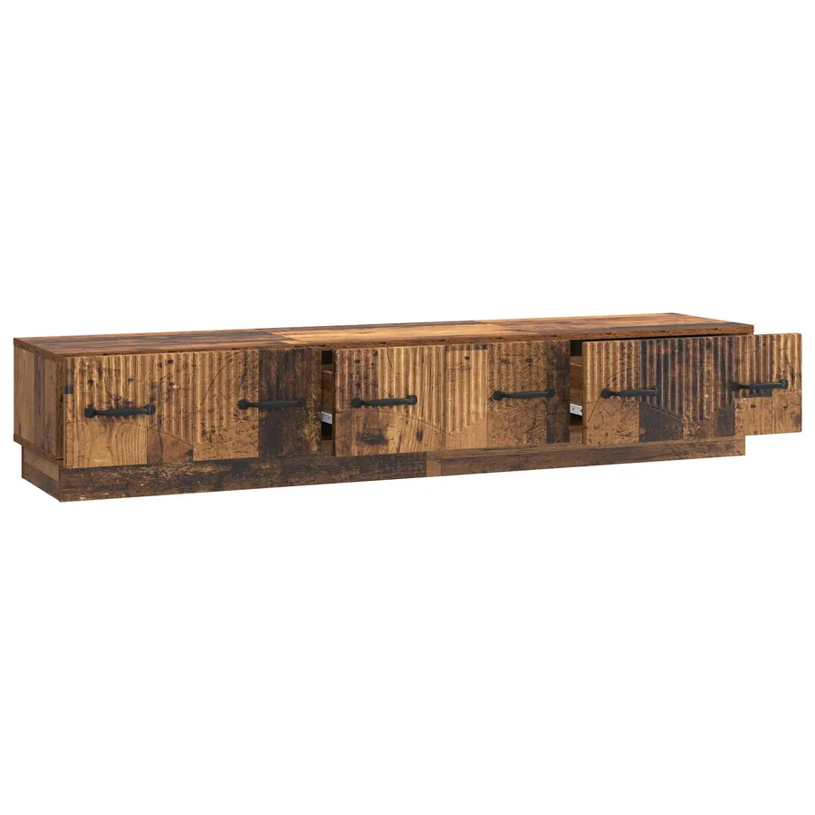 Meuble TV Bois ancien 147 x 34,5 x 27 cm Bois d'ingénierie - 5