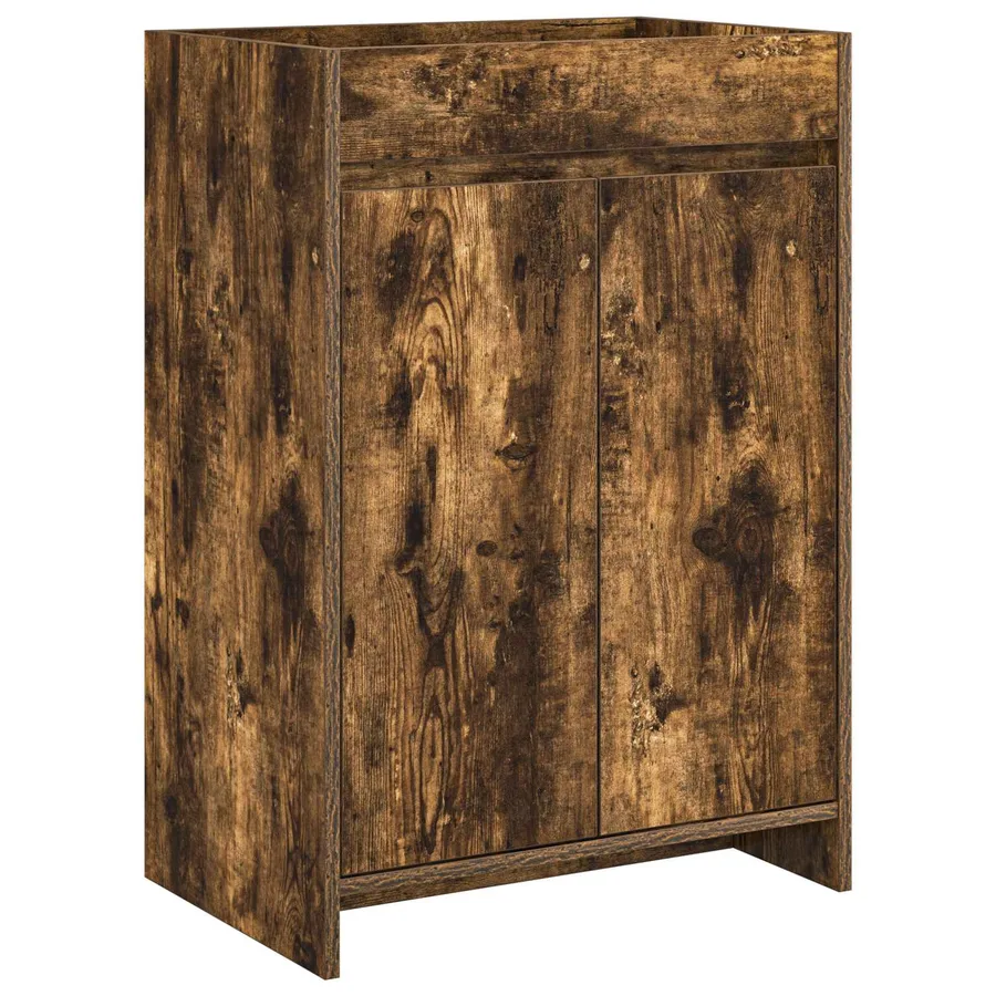 Ensemble de mobilier de salle de bain Chêne fumé - 4