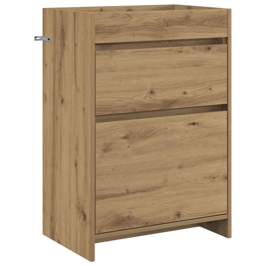 Ensemble de mobilier de salle de bain Chêne artisanal - 4