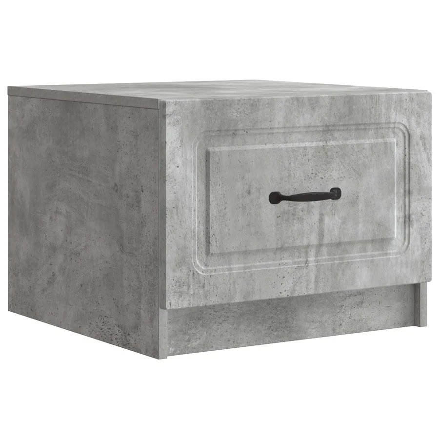 Table basse Gris béton 49 x 50 x 37 cm Bois d'ingénierie - 2