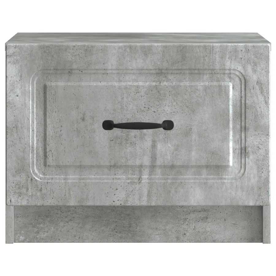 Table basse Gris béton 49 x 50 x 37 cm Bois d'ingénierie - 5