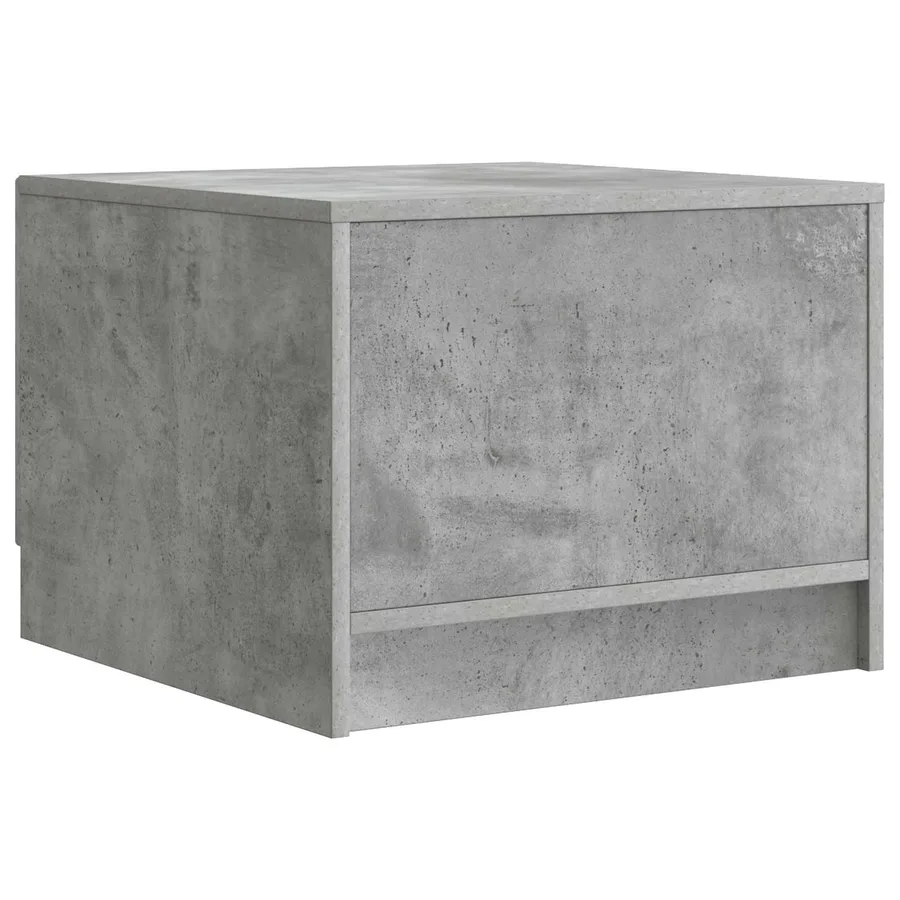 Table basse Gris béton 49 x 50 x 37 cm Bois d'ingénierie - 7