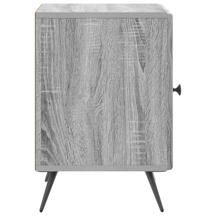 Cabinet de chevet Sonoma gris 43 x 34,5 x 50 cm - 6