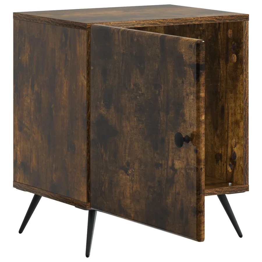 Cabinet de chevet Chêne fumé 43 x 34,5 x 50 cm - 4