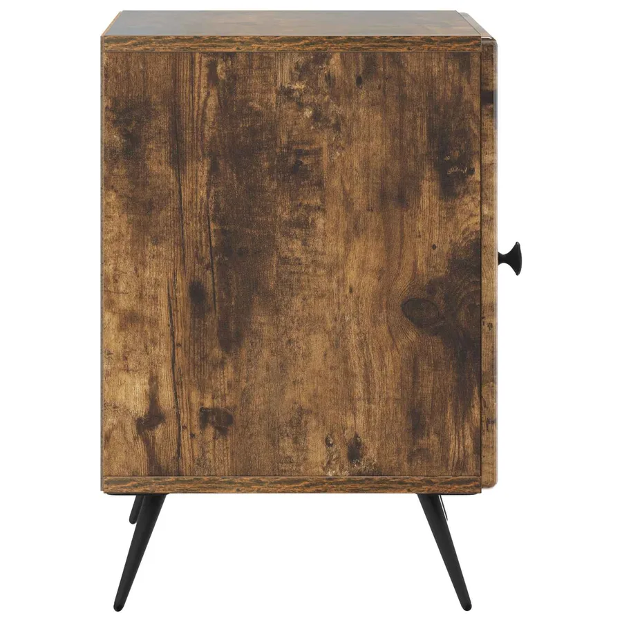 Cabinet de chevet Chêne fumé 43 x 34,5 x 50 cm - 6