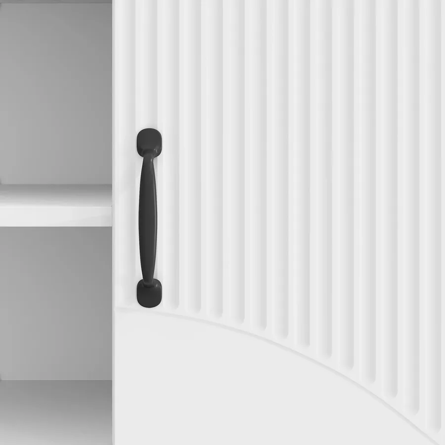 Meuble TV Blanc brillant 150 x 31 x 47 cm Bois d'ingénierie - 10