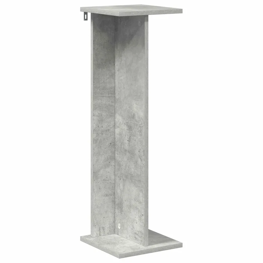 Support de Plante 2 pc Gris Béton 25 x 25,5 x 80,5 cm - 5