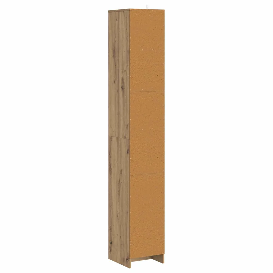 Armoire de salle de bain Chêne artisanal 30 x 33 x 190 cm - 5