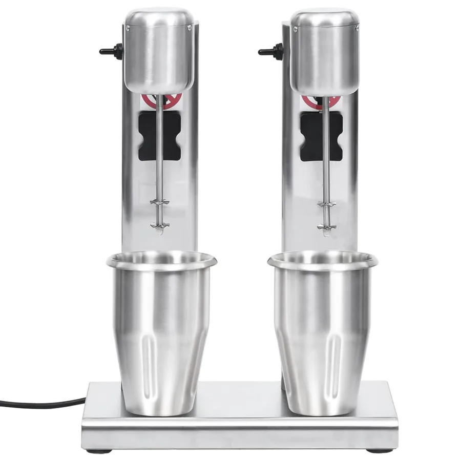 Mélangeur de milkshake avec deux coupelles Acier inoxydable 2 L - 3