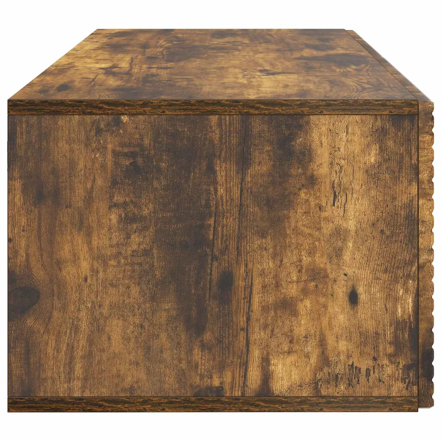 Meuble TV mural Chêne fumé 78,5 x 41 x 30 cm Bois d'ingénierie - 7