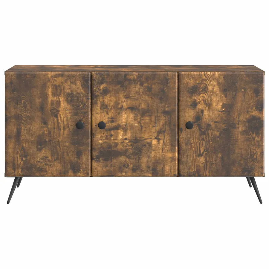 Meuble TV Chêne fumé 99 x 34,5 x 50 cm Bois d'ingénierie - 6